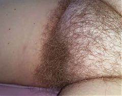 i found the 8'' strand of pubic hair on her hairy pussy