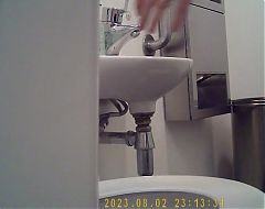 Spy cam in ladies toilet