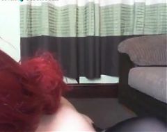 Big Tits Redhead Webcam ball gag